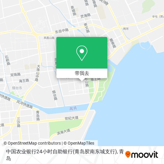 中国农业银行24小时自助银行(青岛胶南东城支行)地图