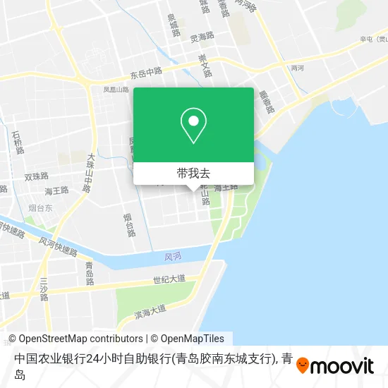 中国农业银行24小时自助银行(青岛胶南东城支行)地图