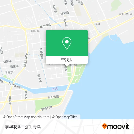 泰华花园-北门地图