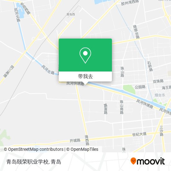 青岛颐荣职业学校地图