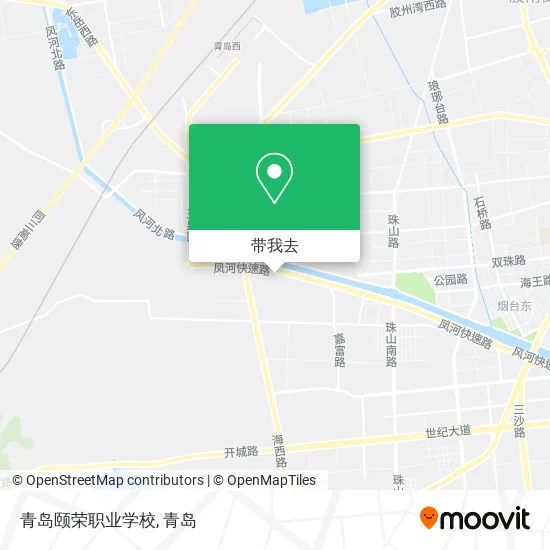 青岛颐荣职业学校地图