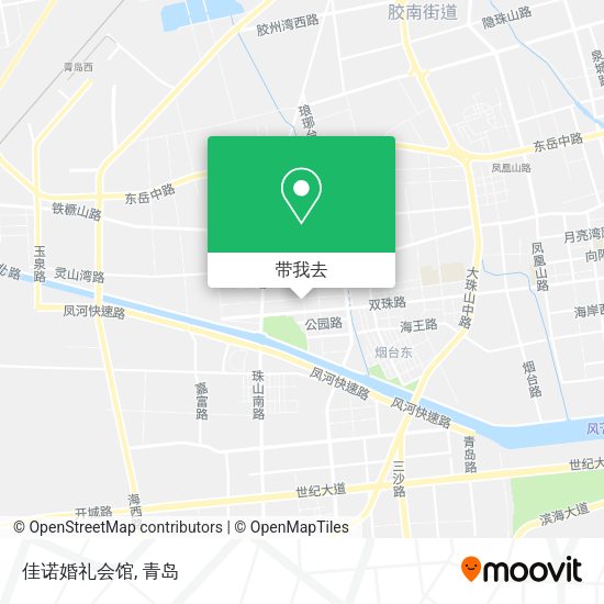 佳诺婚礼会馆地图