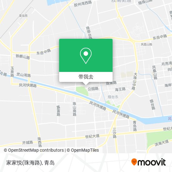 家家悦(珠海路)地图