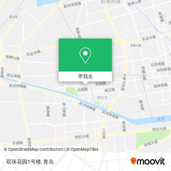 双珠花园1号楼地图