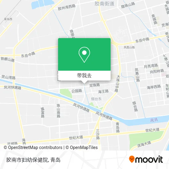 胶南市妇幼保健院地图