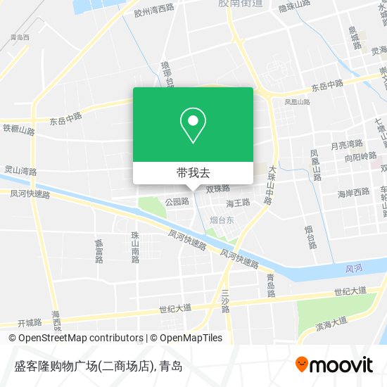 盛客隆购物广场(二商场店)地图