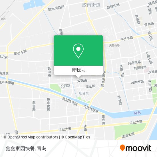 鑫鑫家园快餐地图