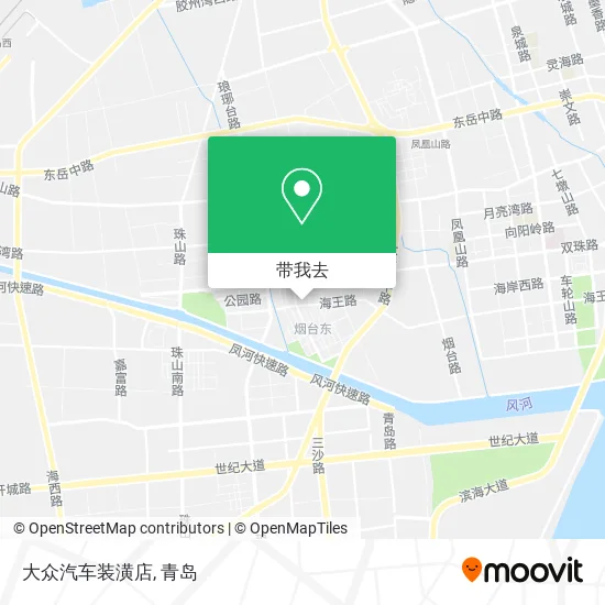 大众汽车装潢店地图