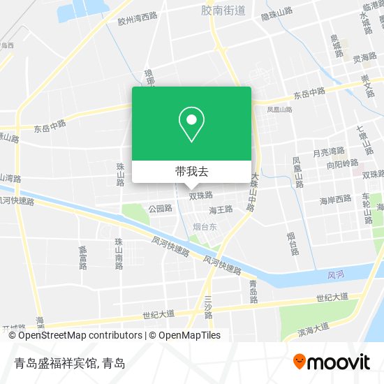 青岛盛福祥宾馆地图