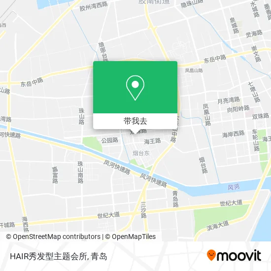 HAIR秀发型主题会所地图