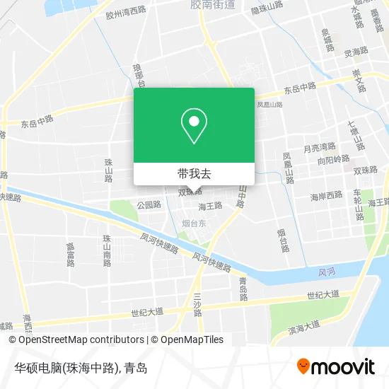 华硕电脑(珠海中路)地图