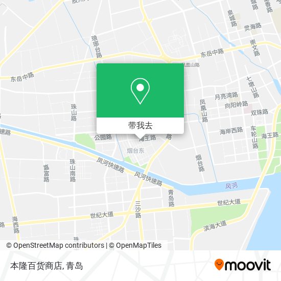 本隆百货商店地图