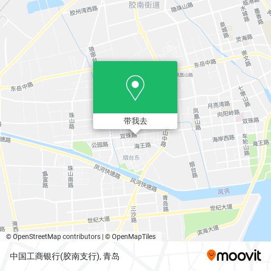 中国工商银行(胶南支行)地图