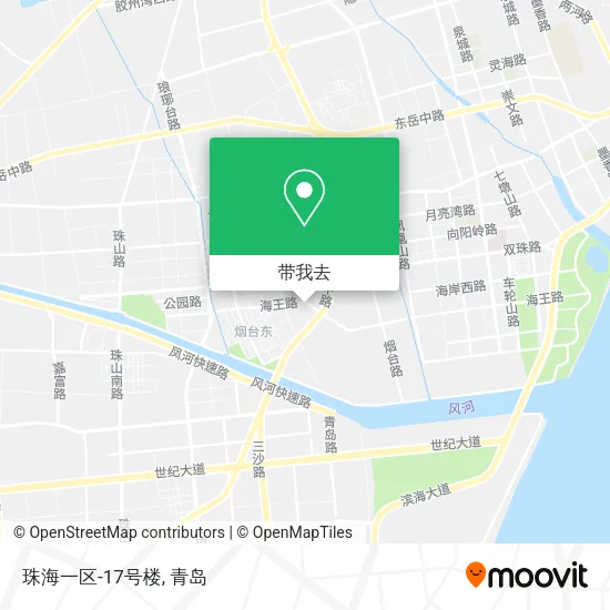 珠海一区-17号楼地图