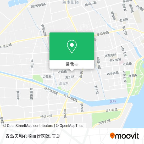 青岛天和心脑血管医院地图