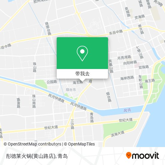彤德莱火锅(黄山路店)地图