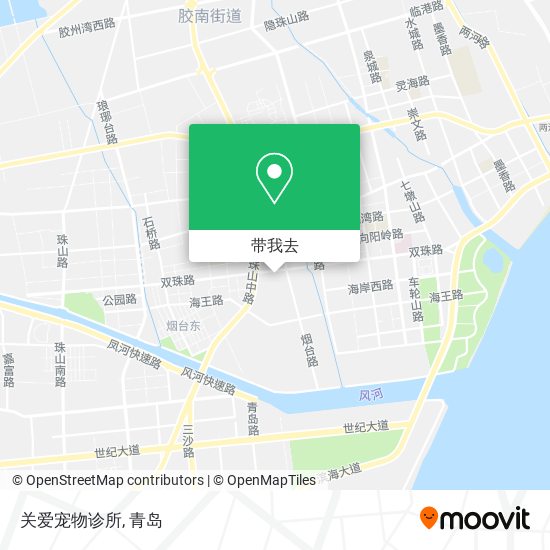 关爱宠物诊所地图