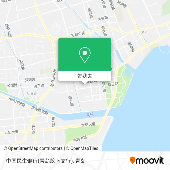中国民生银行(青岛胶南支行)地图