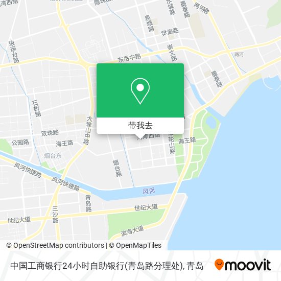 中国工商银行24小时自助银行(青岛路分理处)地图