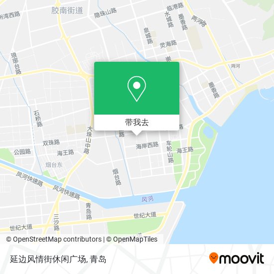 延边风情街休闲广场地图