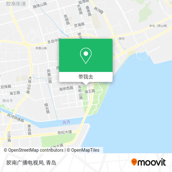 胶南广播电视局地图