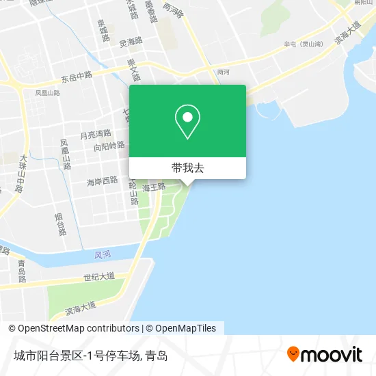 城市阳台景区-1号停车场地图