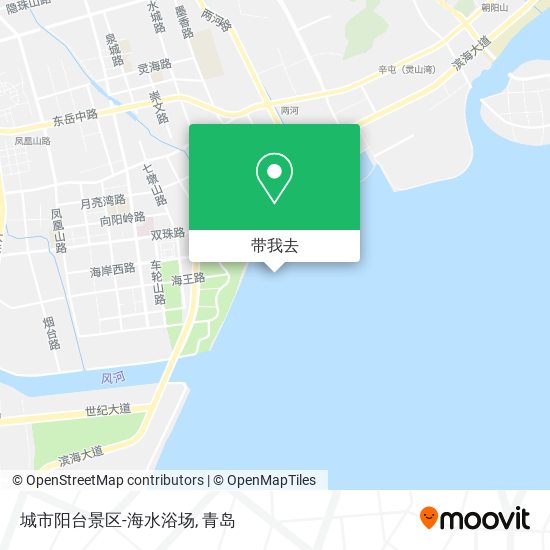 城市阳台景区-海水浴场地图