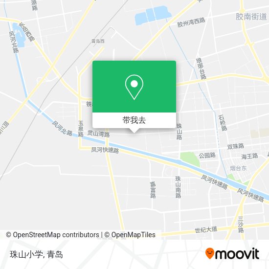 珠山小学地图
