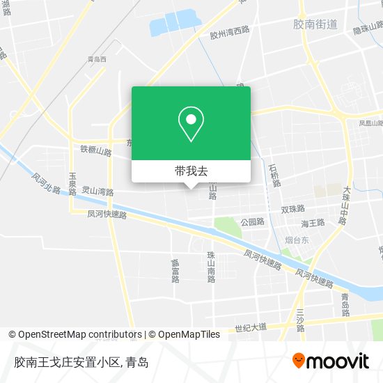 胶南王戈庄安置小区地图