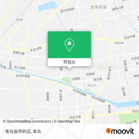 青岛振华药店地图