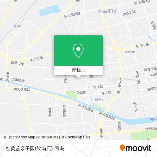 红黄蓝亲子园(胶南店)地图