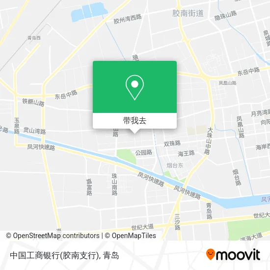 中国工商银行(胶南支行)地图