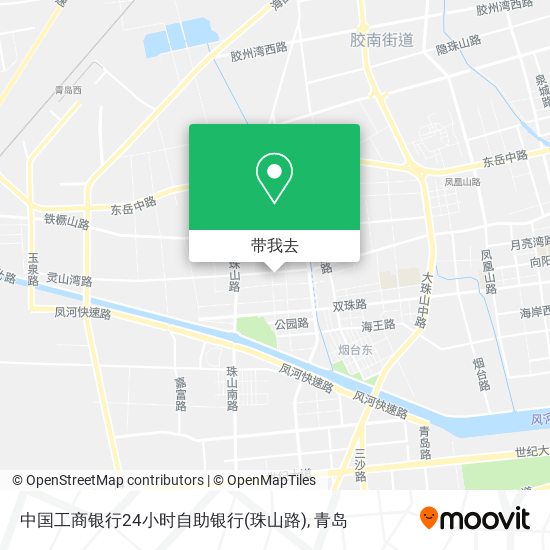 中国工商银行24小时自助银行(珠山路)地图
