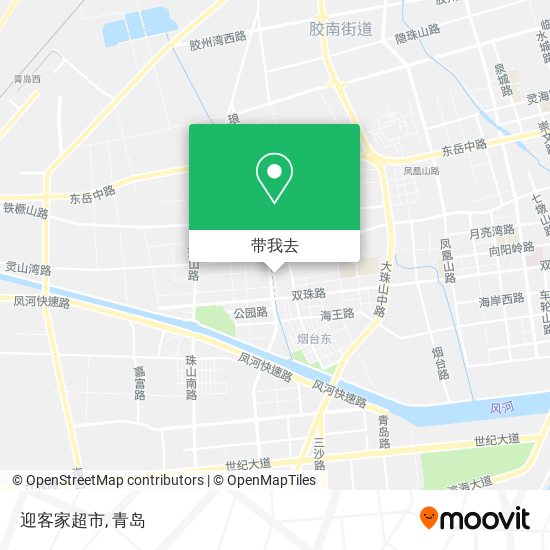 迎客家超市地图