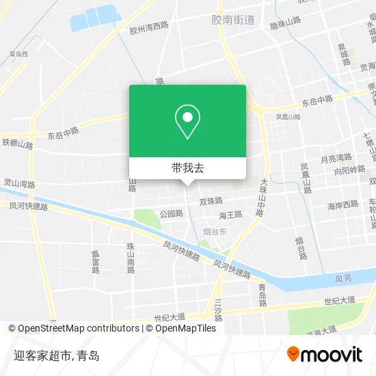 迎客家超市地图