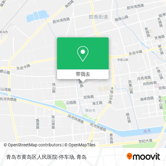 青岛市黄岛区人民医院-停车场地图