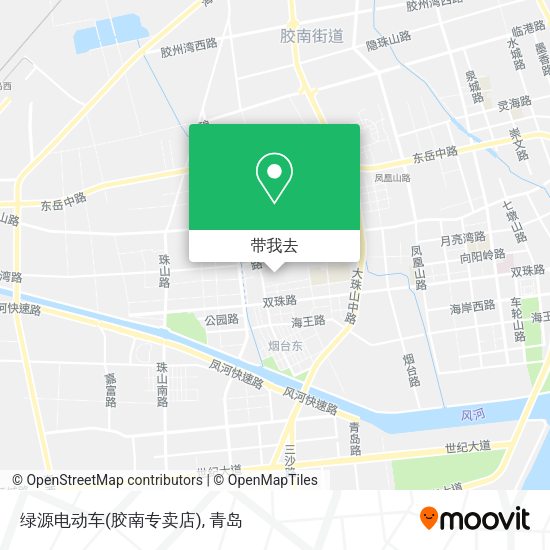 绿源电动车(胶南专卖店)地图
