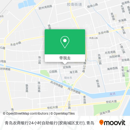 青岛农商银行24小时自助银行(胶南城区支行)地图