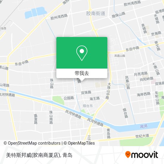 美特斯邦威(胶南商厦店)地图