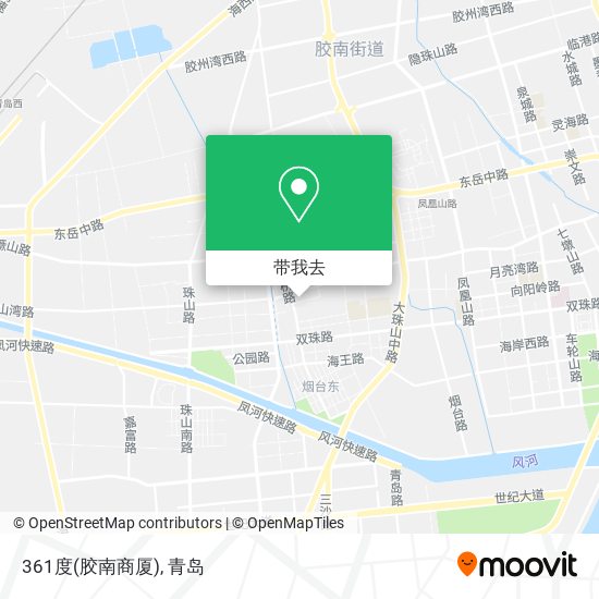 361度(胶南商厦)地图