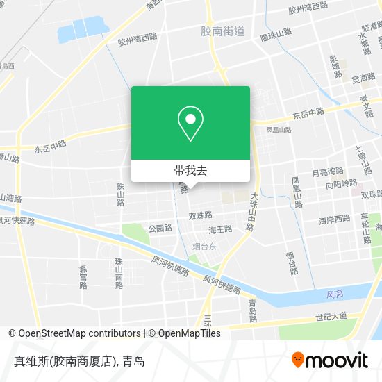 真维斯(胶南商厦店)地图