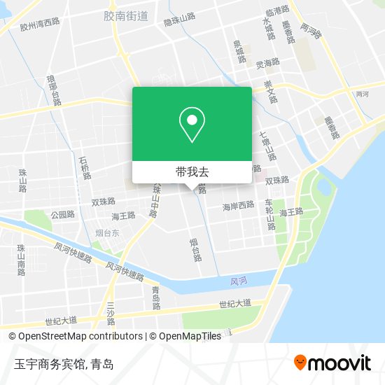 玉宇商务宾馆地图
