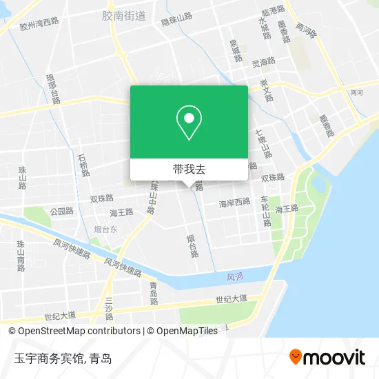 玉宇商务宾馆地图