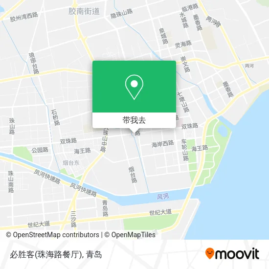 必胜客(珠海路餐厅)地图