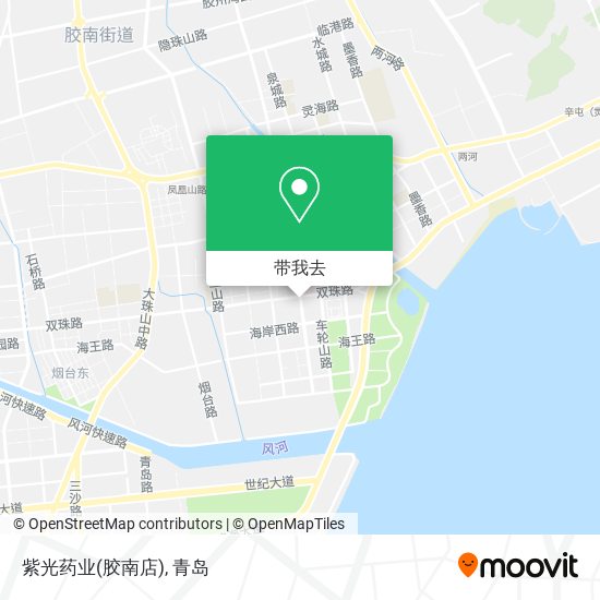 紫光药业(胶南店)地图
