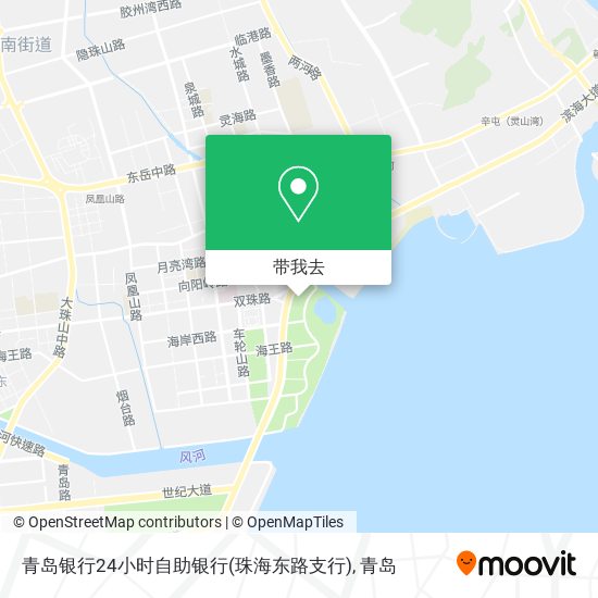青岛银行24小时自助银行(珠海东路支行)地图
