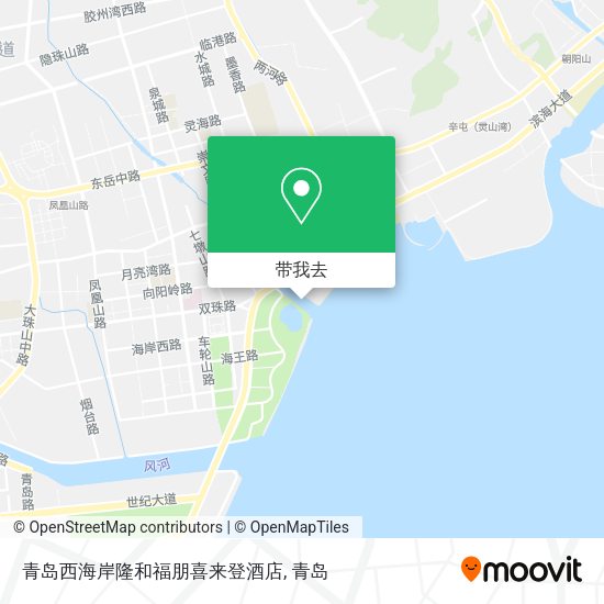 青岛西海岸隆和福朋喜来登酒店地图