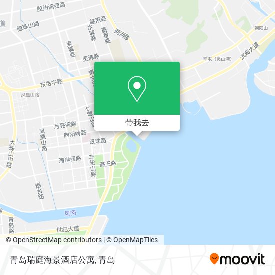青岛瑞庭海景酒店公寓地图