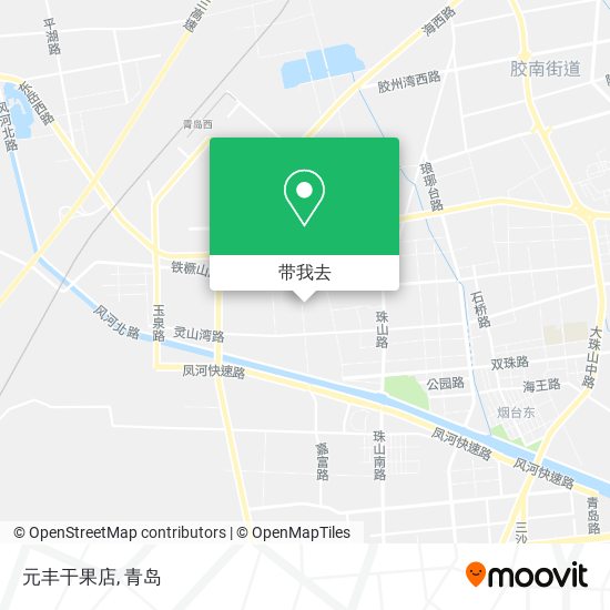 元丰干果店地图