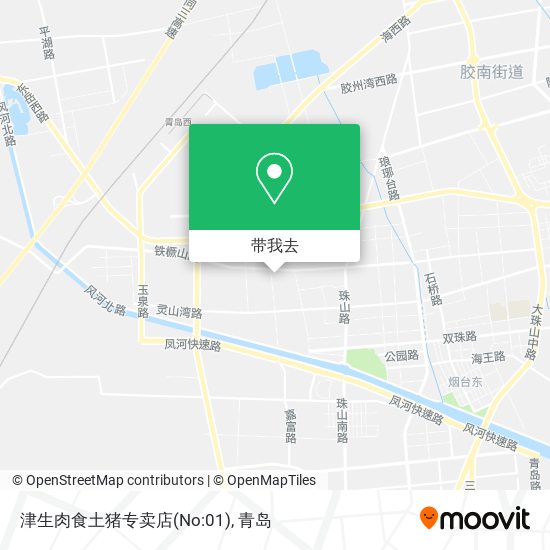 津生肉食土猪专卖店(No:01)地图
